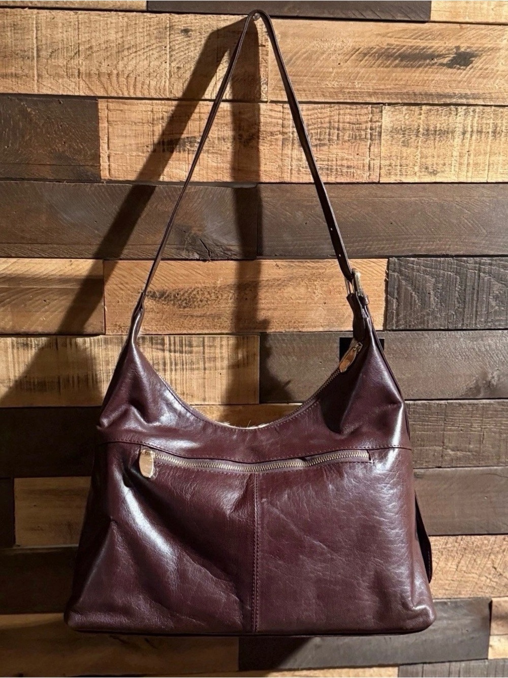 Ashwood Cowhide Leather Hobo / Slouch Bag Large New With Tags Adjustable Straps - Picture 2 of 11